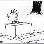 Calvin change my mind