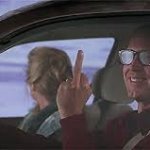 National Lampoon's middle finger meme