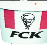 Kfc Fck bucket