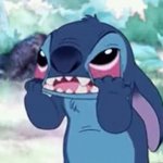 Stitch Stretching his eyes GIF Template