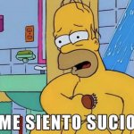 Me siento sucio