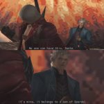 Vergil no one can have this meme
