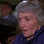 Airplane old lady GIF Template