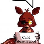 Foxy speech bubble