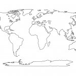 World map blank