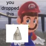 You DROPPED THIS hoodie meme