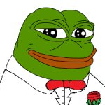White tuxedo Pepe