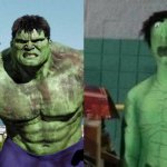 Hulk before after
