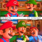 mario thinks what is perfect meme