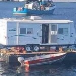 Camper on Barge meme
