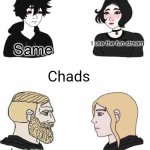 Chads vs normies | I use the fun stream; Same; I use any other stream; Same | image tagged in chads vs normies | made w/ Imgflip meme maker