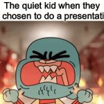 Can’t relate myself but I bet some of you could. | The quiet kid when they get chosen to do a presentation: | image tagged in gifs,quiet kid | made w/ Imgflip video-to-gif maker