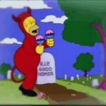 Homer Simpson Dance On Grave GIF Template