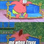 patrick sleeping | me when there's a restart; me when Truex is leading and knowing that it's over | image tagged in patrick sleeping | made w/ Imgflip meme maker