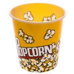 Empty popcorn bucket