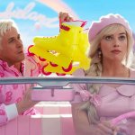 Barbie et Ken dans la voiture