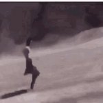 Man Running Fast GIF Template