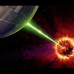 Death Star Blowing up Alderaan