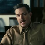 Matt Damon as General Groves in 'Oppenheimer'