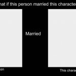 what if character married this character meme