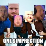 One Direction | ONE SIMPRECTION | image tagged in one direction | made w/ Imgflip meme maker