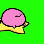 Kirbo Spinning Template GIF Template