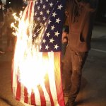 Burning The American Flag