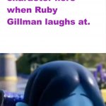 Ruby Gillman laughing at what meme