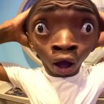 Shocked Black Guy GIF Template