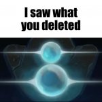 I saw what you deleted