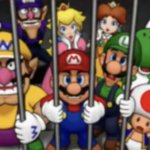 Mario and the others captured/in jail meme