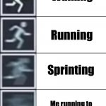 Uk schools | Me running to school late in The UK | image tagged in very fast | made w/ Imgflip meme maker