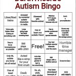 DarthTricera's Autism Bingo meme