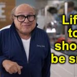 Jersey Mike's Danny DeVito | Life's too short to be small! | image tagged in jersey mike's danny devito | made w/ Imgflip meme maker