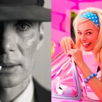 Oppenheimer vs. Barbie meme
