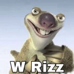 w rizz meme