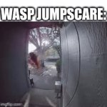 Wasp jumpscare | WASP JUMPSCARE: | image tagged in gifs,memes,wasp,jumpscare | made w/ Imgflip video-to-gif maker