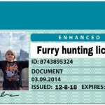 Sinx_yt furry hunting license | image tagged in sinx_yt furry hunting license | made w/ Imgflip meme maker