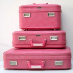 Pink Luggage template