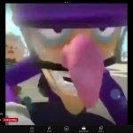 Waluigi faces without nose GIF Template
