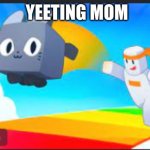 name | YEETING MOM | image tagged in n | made w/ Imgflip meme maker