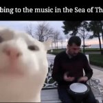 If you ever seen that game, you know the music is just immaculate | Me vibing to the music in the Sea of Thieves: | image tagged in gifs,memes,sea of thieves | made w/ Imgflip video-to-gif maker