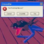 Crocodile Can I Help You? template