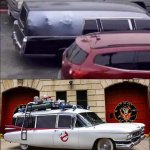 Ghostbusters Cadillac reincarnation reencarnación
