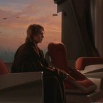 Anakin sitting alone