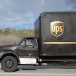 UPS box truck