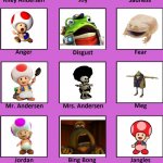 inside out cast | image tagged in inside out cast,pixar,toad,hypnotoad,mario bros views,movies | made w/ Imgflip meme maker