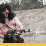 Rambo mass shooting funny humor ak-47 JPP Arbie meme