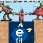 look up the website and click the first link :troll: | Divorce leads children to the worst places | image tagged in divorce leads children to the worst places,furry,anti furry,dark humor,dark humour,memes | made w/ Imgflip meme maker