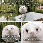 Justifiably Judgemental Birb | PSSST!!! THERE'VE BEEN 15 DOCUMENTED CASES OF LEPROSY IN THE U.S. SO FAR THIS YEAR; YUP, THAT'S RIGHT... IT'S FLORIDA; TAKE A WILD GUESS WHERE OVER HALF OF THEM ARE | image tagged in judgmental birb,meanwhile in florida,hansen's disease,ermagerd,biohazard | made w/ Imgflip meme maker